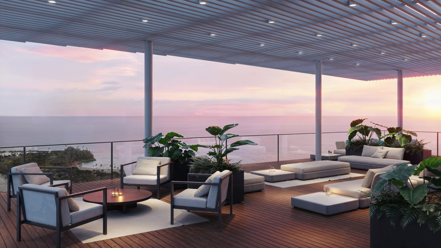 Sky Lounge at Sunset